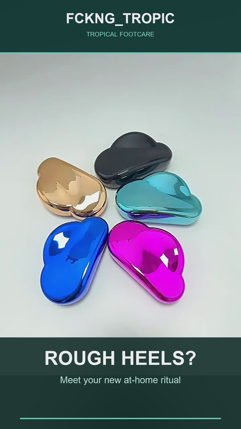 Nano Glass Foot File — Cloud Blue Duo